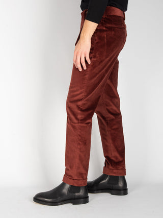 Pantalone Barber Velluto - Ruggine