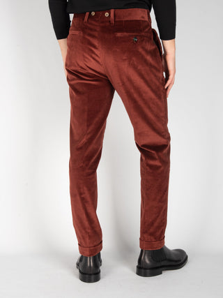 Pantalone Barber Velluto - Ruggine