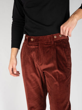 Pantalone Barber Velluto - Ruggine