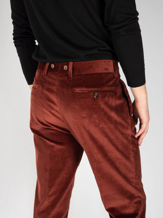 Pantalone Barber Velluto - Ruggine