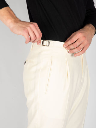 Pantalone Retro - Bianco