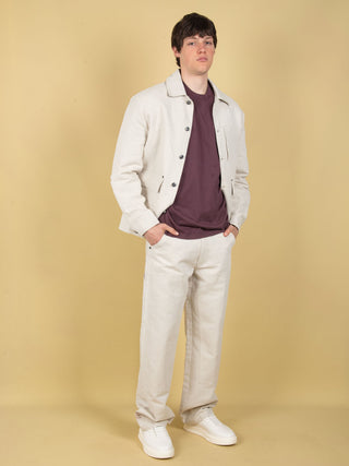 Pantalone Work - Ecru
