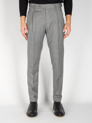 Pantalone 'Retro' Lana - Grigio