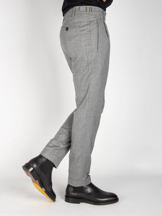 Pantalone 'Retro' Lana - Grigio