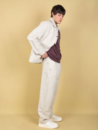 Pantalone Work - Ecru