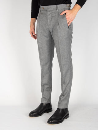 Pantalone 'Retro' Lana - Grigio