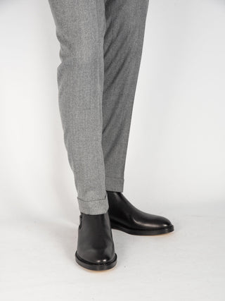 Pantalone 'Retro' Lana - Grigio