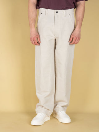 Pantalone Work - Ecru