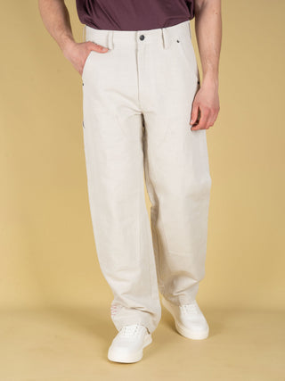 Pantalone Work - Ecru