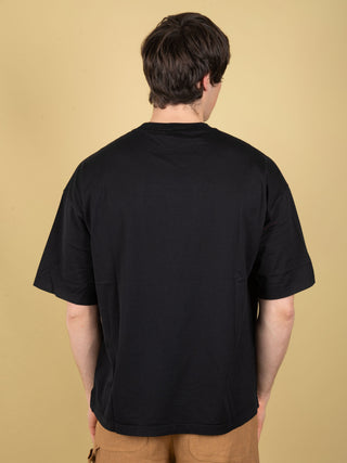Maglia Over in Cotone - Nero