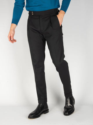 Pantalone Retro Naldi- Blu/Black