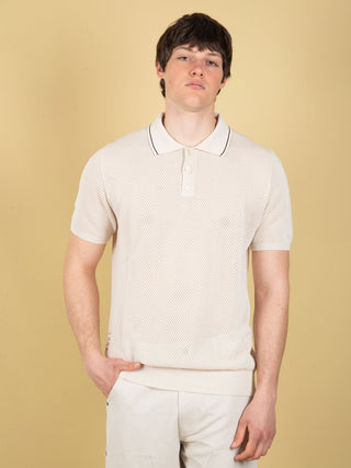 Polo Traforata - Gesso