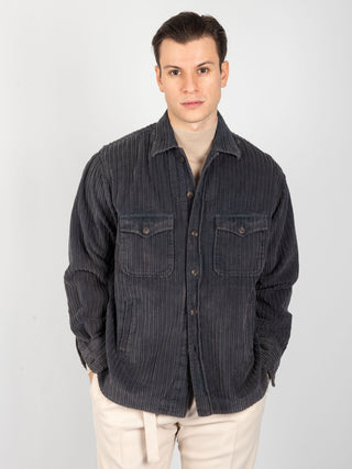 Overshirt Velluto - Grigio