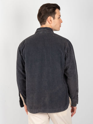 Overshirt Velluto - Grigio