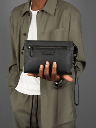 Pochette Pelle - Nero