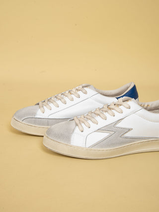 Sneakers Iconic  - Bianco/Blu Navy