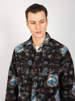 Overshirt Animalier - Nero