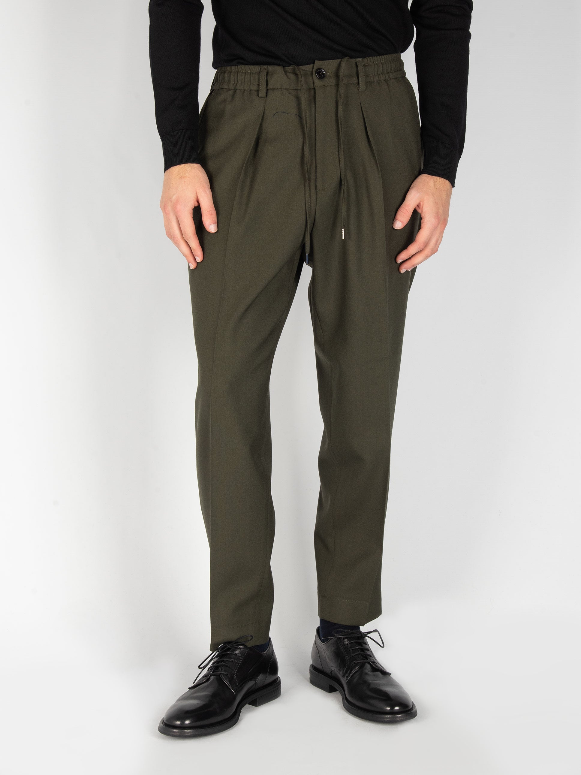 Pantalone 'Dominique' Grisaglia - Verde Militare