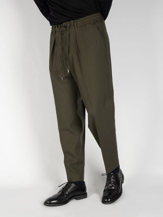 Pantalone 'Dominique' Grisaglia - Verde Militare