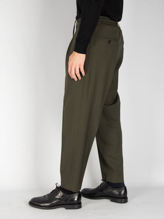 Pantalone 'Dominique' Grisaglia - Verde Militare