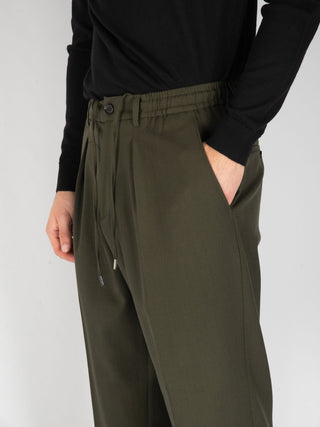 Pantalone 'Dominique' Grisaglia - Verde Militare