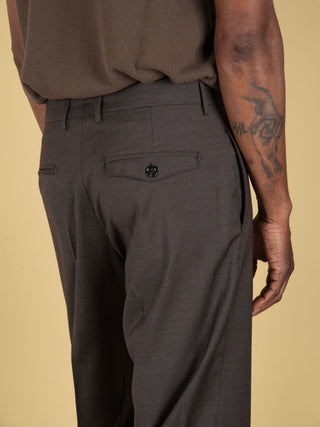 Pantalone Lucano Long in Lana - Marrone