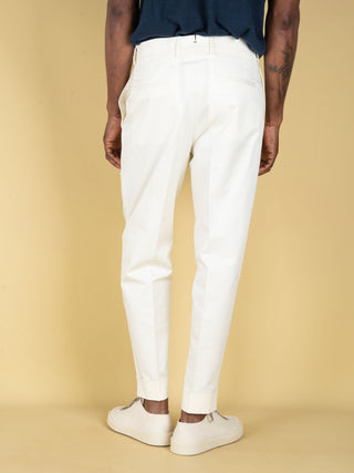 Pantalone Chiaia in Cotone - Panna