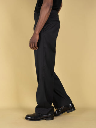 Pantalone Lucano Long in Lana - Nero