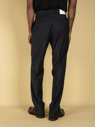Pantalone Lucano Long in Lana - Nero