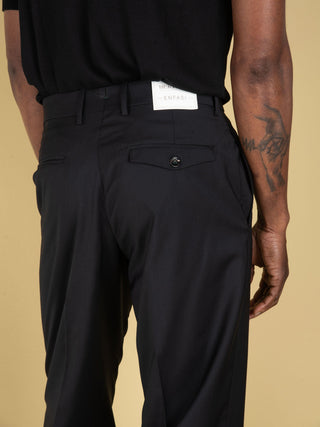 Pantalone Lucano Long in Lana - Nero