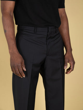 Pantalone Lucano Long in Lana - Nero