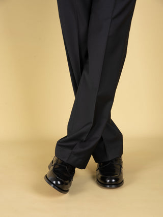 Pantalone Lucano Long in Lana - Nero