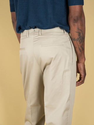 Pantalone Chiaia in Cotone - Beige