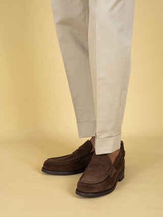 Pantalone Chiaia in Cotone - Beige