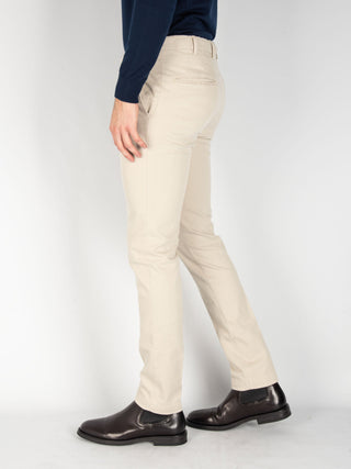 Pantalone Cotone Diagonale - Sabbia