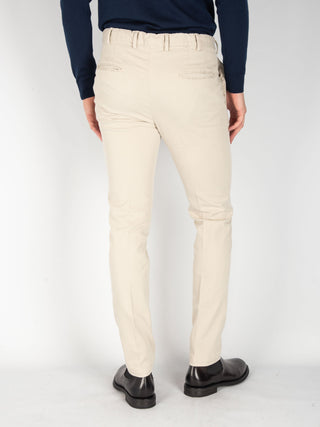 Pantalone Cotone Diagonale - Sabbia