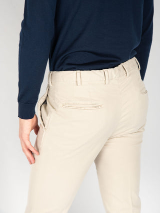 Pantalone Cotone Diagonale - Sabbia