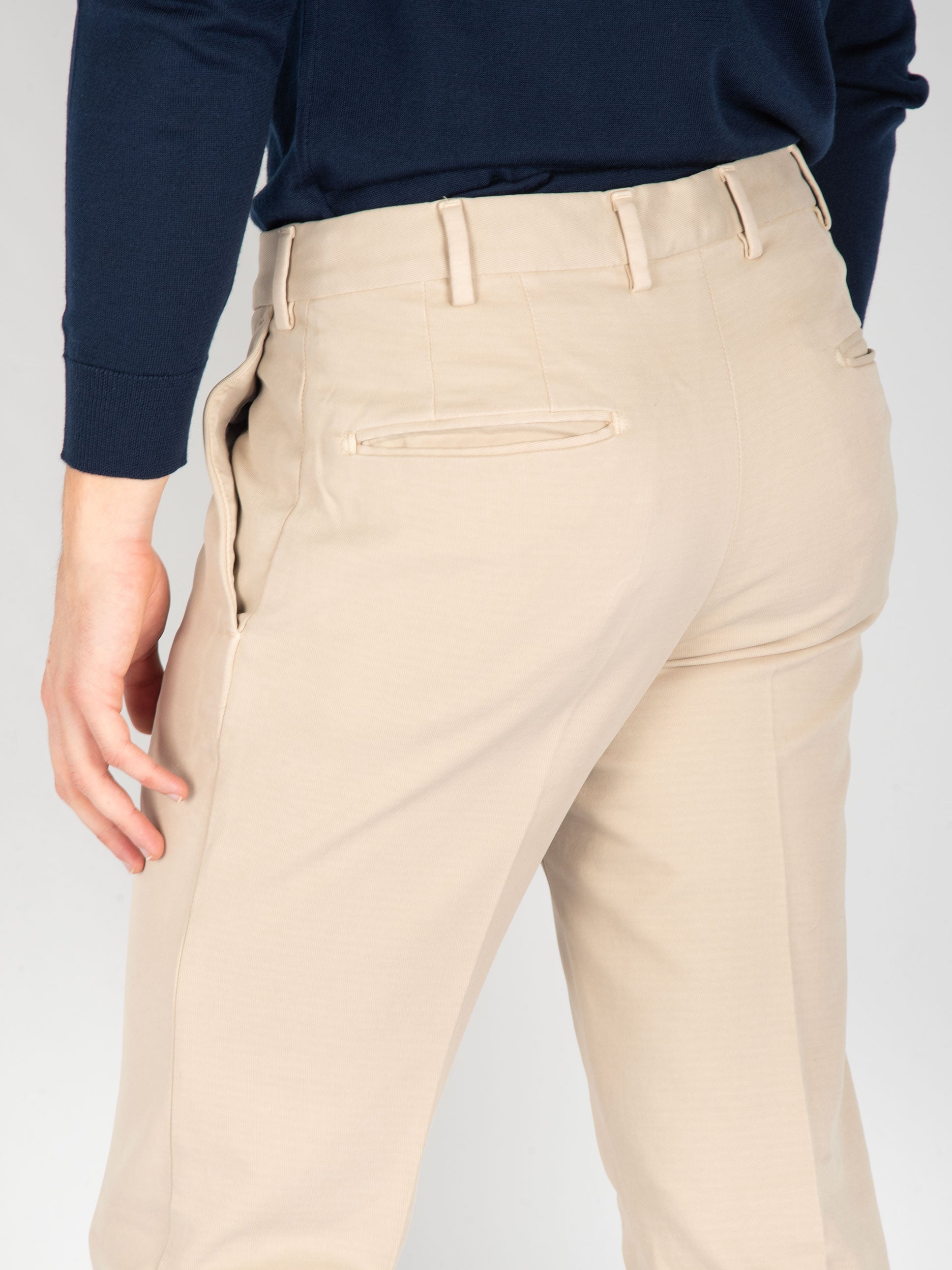 Pantalone  Cotone Cavarly - Beige