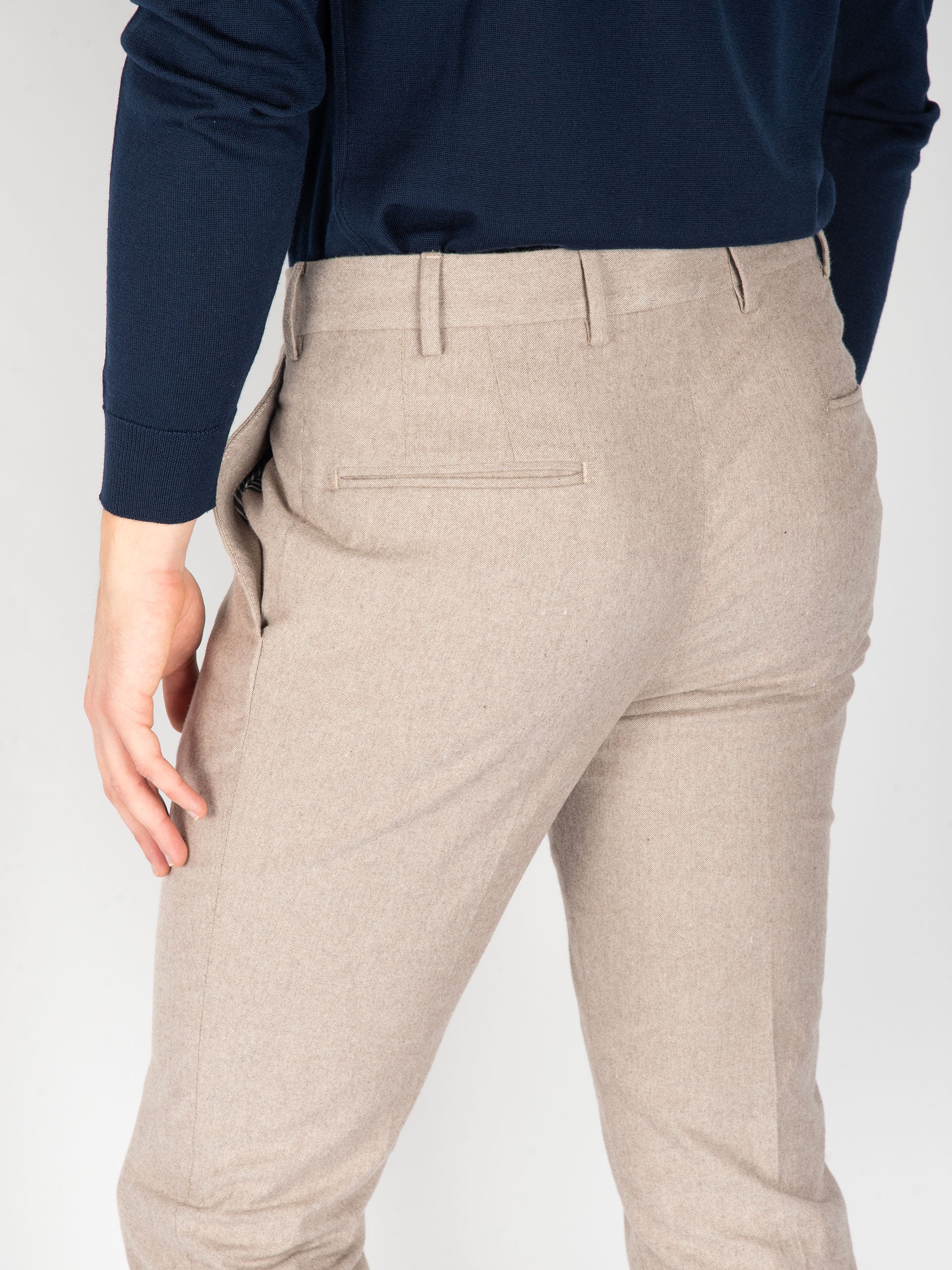 Pantalone Cotone - Sabbia