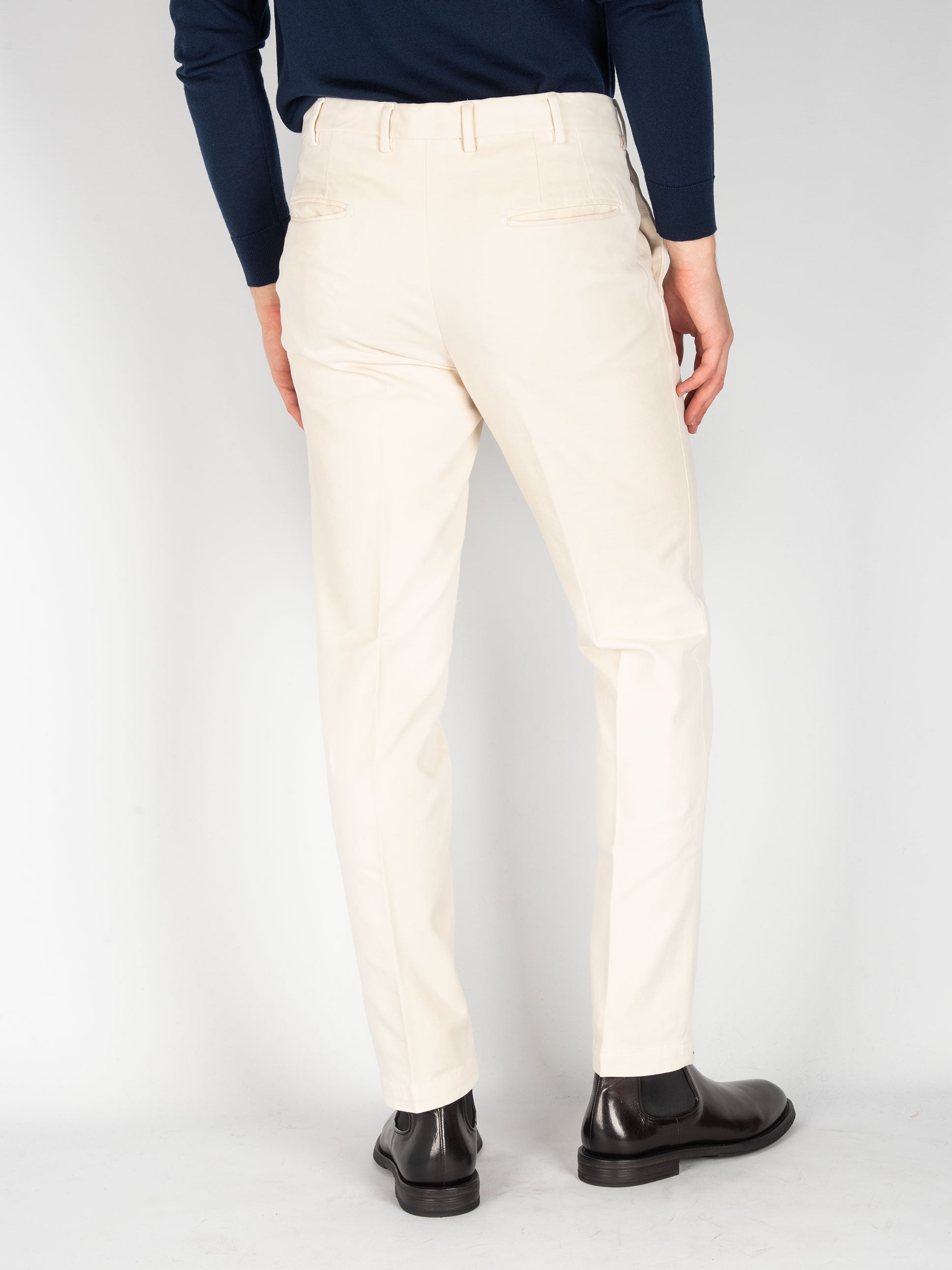 Pantalone Cotone Cavarly - Bianco