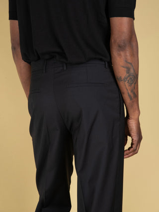 Pantalone Chiaia in Lana - Nero