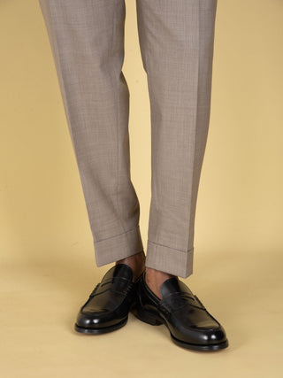 Pantalone Chiaia in Lana - Tortora