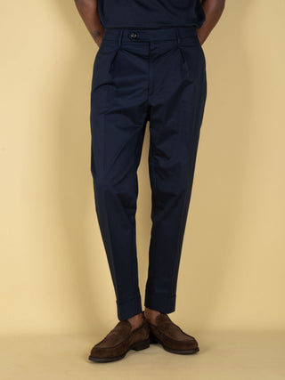 Pantalone Chiaia in Cotone - Blu