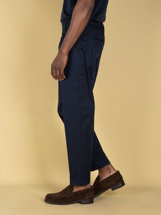 Pantalone Chiaia in Cotone - Blu