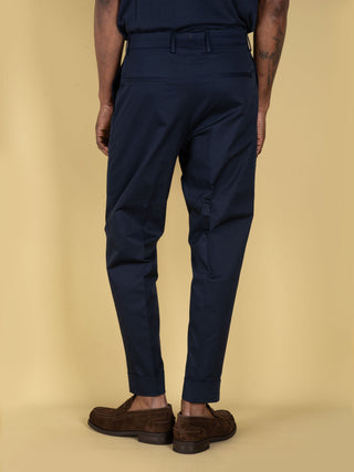 Pantalone Chiaia in Cotone - Blu