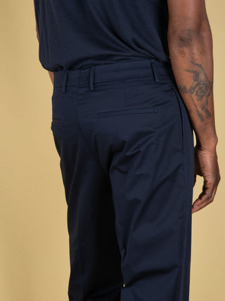 Pantalone Chiaia in Cotone - Blu