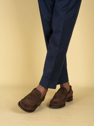 Pantalone Chiaia in Cotone - Blu
