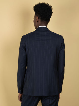 Abito Vesuvio Doppiopetto - Blu Gessato