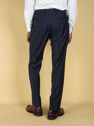 Abito Vesuvio Doppiopetto - Blu Gessato