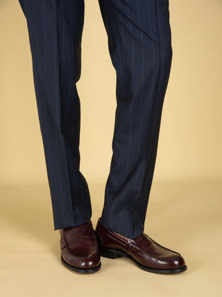 Abito Vesuvio Doppiopetto - Blu Gessato